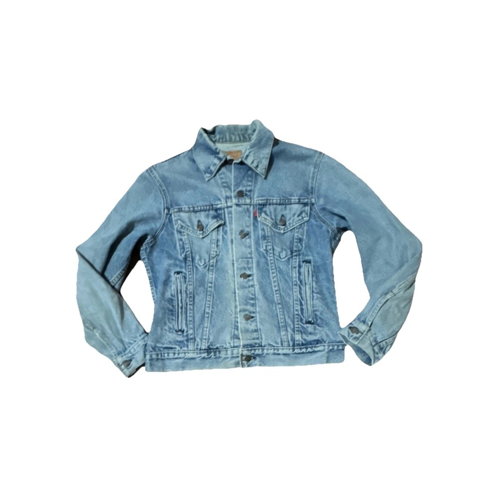 Vintage Levi's Men's Blue Denim Cotton Jacket size 40 Casual Regular  70506 0216